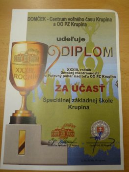 XXXIII. ročník Detskej všestrannosti o Putovný pohár riaditeľa OO PZ Krupina