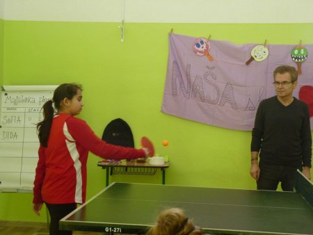 Majsterka školy v ping-pongu