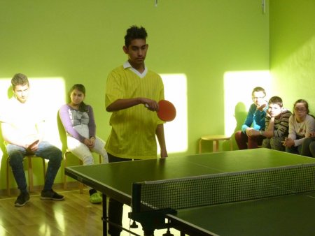 Majster školy v ping-pongu