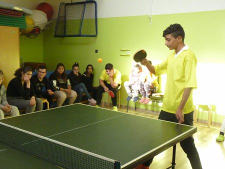Majster školy v ping-pongu