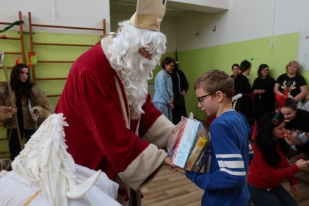 Mikuláš u nás v škole