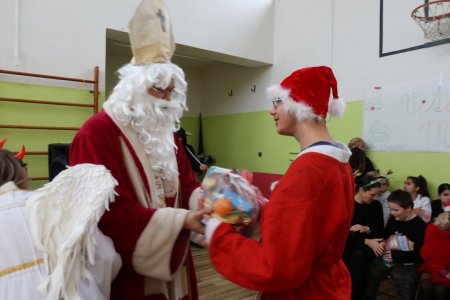 Mikuláš u nás v škole