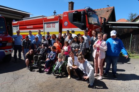 Návšteva hasičskej stanice