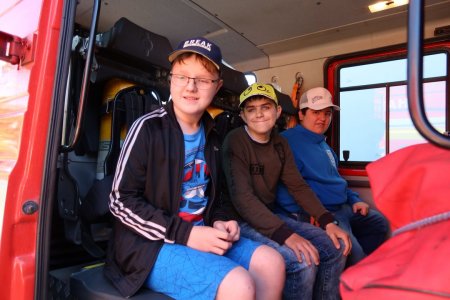 Návšteva hasičskej stanice