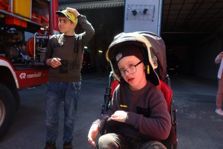 Návšteva hasičskej stanice