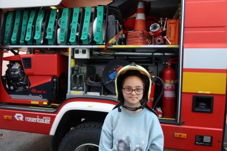 Návšteva hasičskej stanice