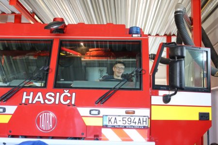 Návšteva hasičskej stanice