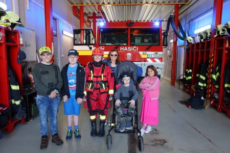 Návšteva hasičskej stanice