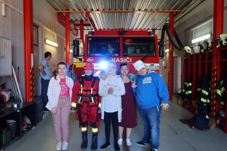 Návšteva hasičskej stanice