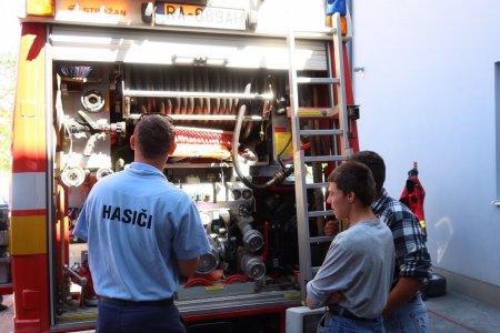 Návšteva hasičskej stanice