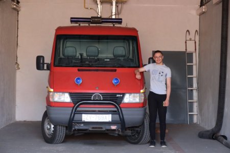 Návšteva hasičskej stanice