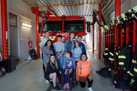 Návšteva hasičskej stanice