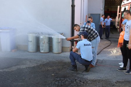 Návšteva hasičskej stanice