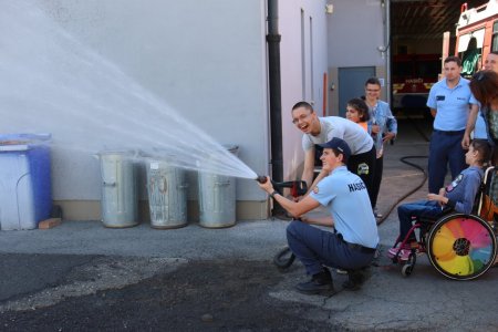 Návšteva hasičskej stanice