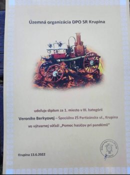  Pomoc hasičov pri pandémii