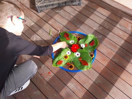 Výtvarná výchova vonku