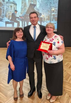 Ocenenie pre našu kolegyňu