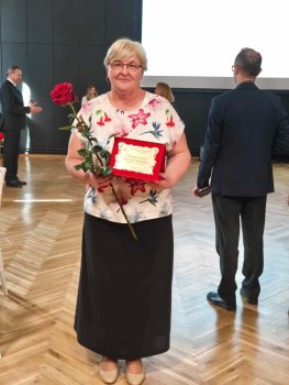 Ocenenie pre našu kolegyňu