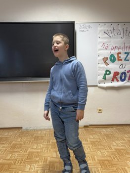 Školské kolo v prednese poézie a prózy