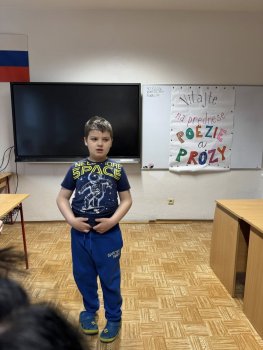 Školské kolo v prednese poézie a prózy
