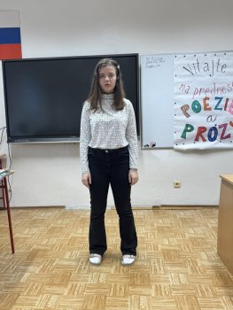 Školské kolo v prednese poézie a prózy