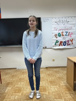 Školské kolo v prednese poézie a prózy
