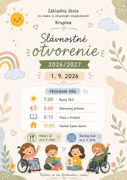 Slávnostné otvorenie školského roka